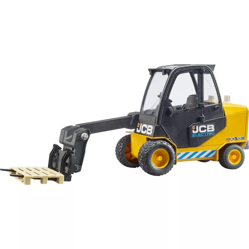 Gabelstapler BRUDER JCB Teletruk Spielzeug — ABS, empfohlenes Alter 3+, schwarz und gelb