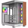 PC-Gehäuse Thermaltake View 380 XL WS ARGB Snow White — Midi-Tower, ATX-Unterstützung, mit Fenster
