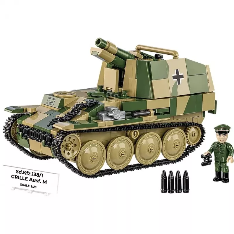 Konstruktionsmodellbausatz Cobi SD.KFZ.138/1 Grille, 720 Teile, Ausstellungsmodell
