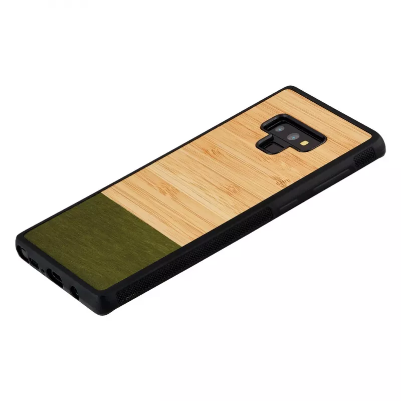 Smartphone-Hülle man and wood für Samsung Galaxy Note 9 — Bambuswald Schwarz