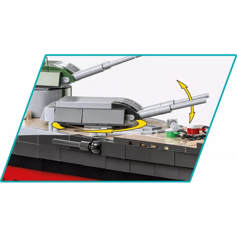 Marineschiffmodell COBI COBI-4839 Bausatz 1:300 Länge 870 mm Höhe 215 mm