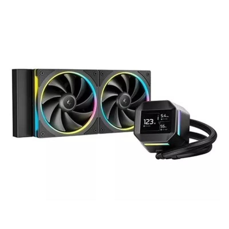Flüssigkeitskühlsatz DeepCool LM240 12 cm Schwarz