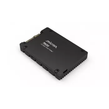 SSD | MICRON | SSD-Serie 7500 MAX | 800GB | NVMe | NAND-Flash-Technologie 3D NAND | Schreibgeschwindigkeit 1400 MB/s | Lesegeschwindigkeit 6800 MB/s | Formfaktor U.3 | TBW 4380 TB | MTBF