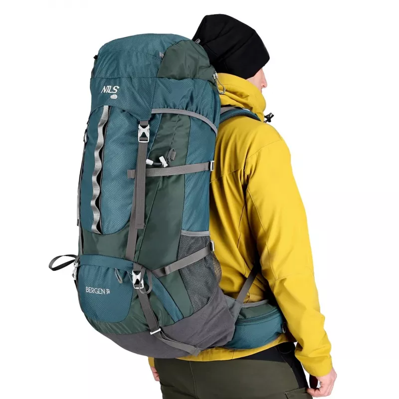 NILS Camp NC1949 Bergen 65L Wanderrucksack – Grün