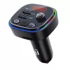 FM-Transmitter VAKOSS TC-B439K Bluetooth USB, 87,5–108 MHz, microSD/USB-Wiedergabe, 5V/3,1A Ausgang, RGB-Anzeige