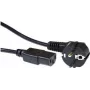 ACT Netzkabel CEE 7/7 Stecker (gewinkelt) - C13 schwarz 10 m
