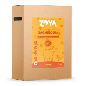 Trockenfutter für Hunde ZOYA ColdPRO Lamm 9 kg – Erhaltungsfutter für ausgewachsene Hunde, 26 % Protein, 9,5 % Fett, gluten- und sojafrei