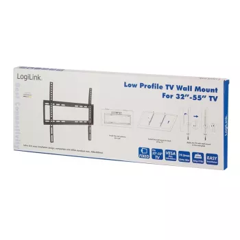TV-Halterung LogiLink BP0009 139,7 cm (55 Zoll) Schwarz