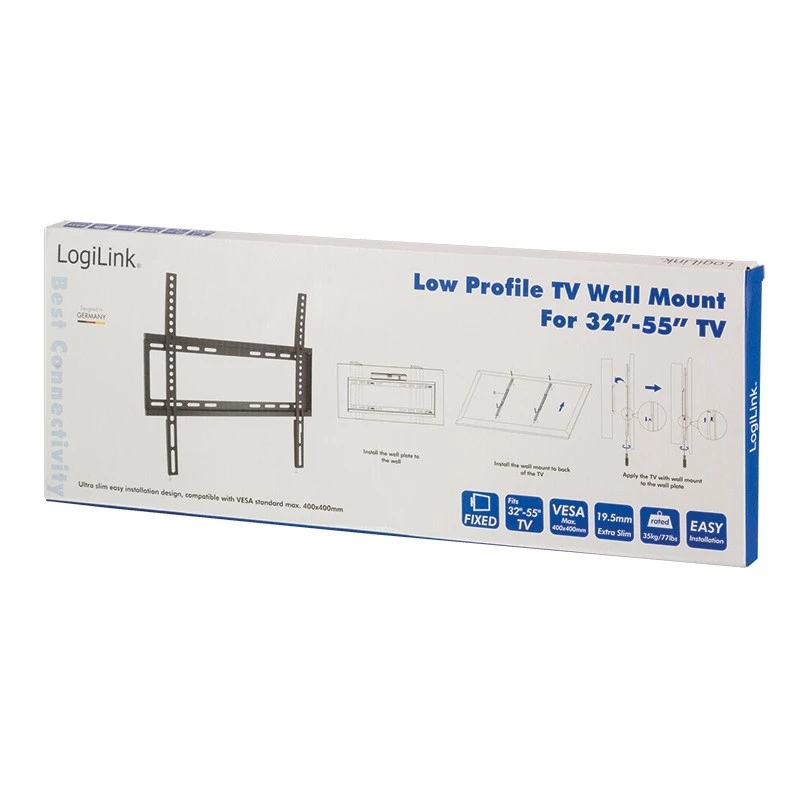 TV-Halterung LogiLink BP0009 139,7 cm (55 Zoll) Schwarz