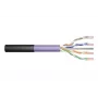 DIGITUS Professional Installation Cable - Bulk Cable - 500 m - UTP - CAT 6 - Halogenfrei, Außenbereich, robust - Schwarz