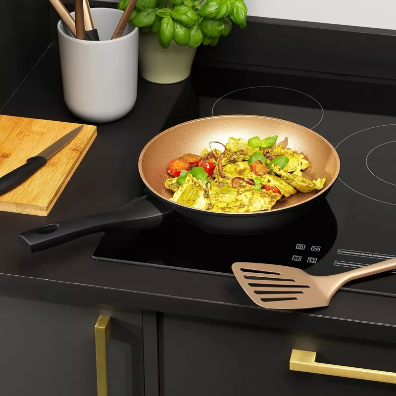 Bratpfanne Russell Hobbs RH01666BEU7 24 cm, antihaftbeschichtet, schwarz
