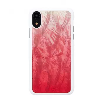 Smartphone-Hülle iKins für iPhone XR – pink lake und weiß