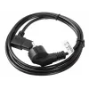 Netzkabel LANBERG CA-C13C-12CC-0018-BK, 2 m, C13-Kupplung auf CEE7/7, schwarz, abgewinkelter C13