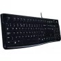 Logitech Desktop MK120 Combo, schwarz, kabelgebunden, Schweizer Layout, 920-002504