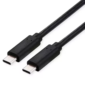ROLINE USB4 Gen3x2 Kabel, CC, ST/ST, 40Gbit/s, 240W, schwarz, 0,5 m (11.02.9100)