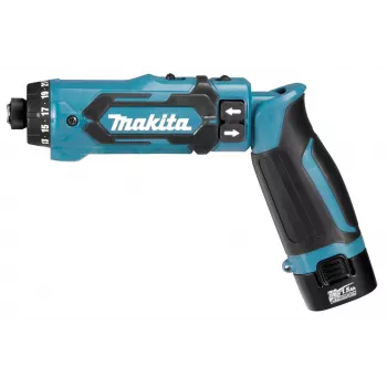 Akku-Schrauber/Schlagschrauber Makita DF012DSE 650, 200 Schwarz, Blau