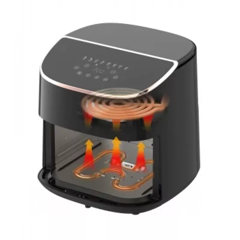 Tisch-Luftfritteuse Wilfa Dualfry Split AFD-80SPLIT — 8 L Kapazität, 1600 W