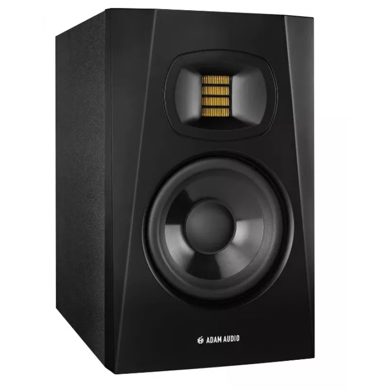 Studiomonitor-Lautsprecher ADAM AUDIO T5V, 5 Zoll Tieftöner, 1,9 Zoll Hochtöner, 45–25.000 Hz, 106 dB, schwarz