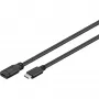 Goobay 45393 USB-Kabel Schwarz