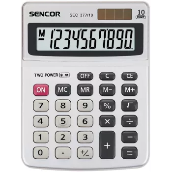Basic-Rechner Sencor SEC 377/10 Taschenformat 10 Ziffern Weiß