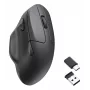 Kabellose Maus Keychron M7 8K schwarz — kompaktes ergonomisches Design, wiederaufladbar