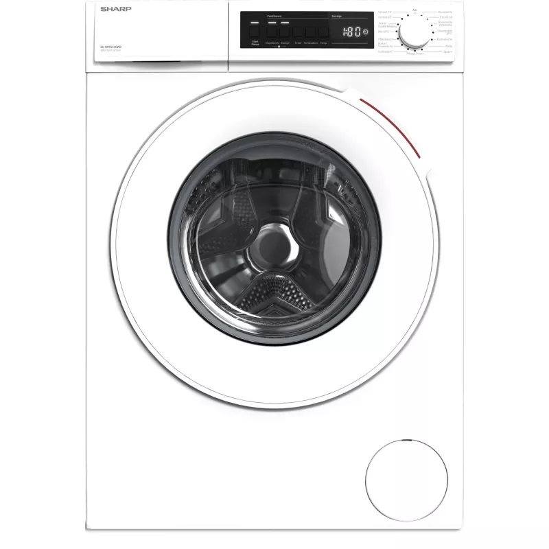 Sharp ES-NFW612CWB-DE Waschmaschine Frontlader 6 kg 1200 U/min Weiß