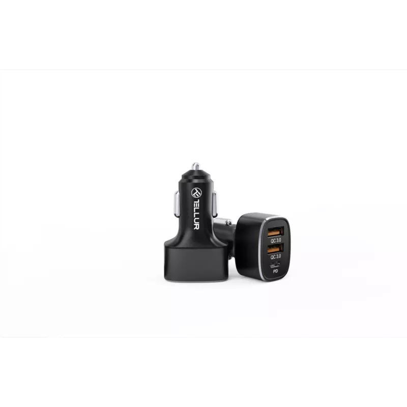 Kfz-Ladegerät Tellur FCC9 56W 9A — USB-Kfz-Netzteil, 56W Gesamtleistung, 9A max.
