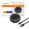 M.2 SSD-Dockingstation QOLTEC 52275 für SATA- und NVMe-Laufwerke, USB-Anschluss