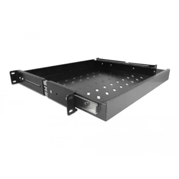 Delock - Rack-Einschub - Schwarz - 1U - 48,3 cm (19 inch)