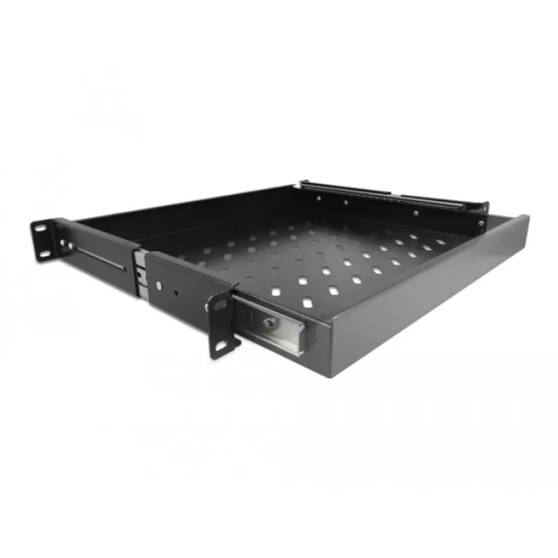 Delock - Rack-Einschub - Schwarz - 1U - 48,3 cm (19 inch)