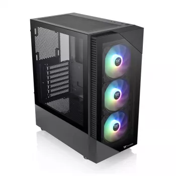 PC-Gehäuse Thermaltake View 200 TG ARGB Midi Tower Schwarz
