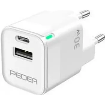 Ladegerät für Innenräume PEDEA 60040106 Universal Weiß AC Schnellladung