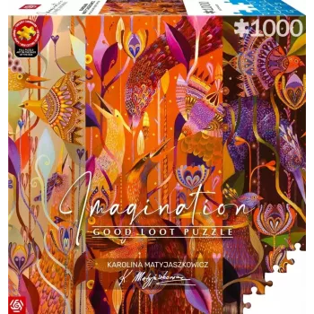 Puzzle Good Loot Imagination - Karolina Matyjaszkowicz: Im Vogeldickicht - Ein Triptychon 1000 Stück