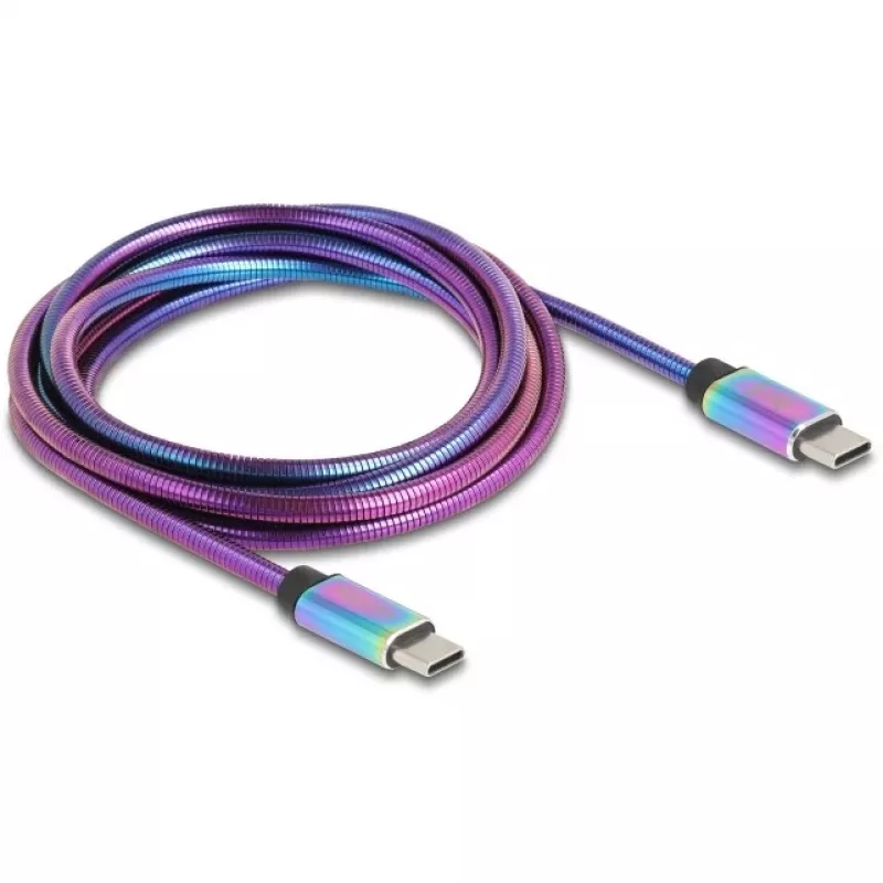 DeLOCK USB-Kabel USB 2.0 2m USB C Mehrfarbig 81116