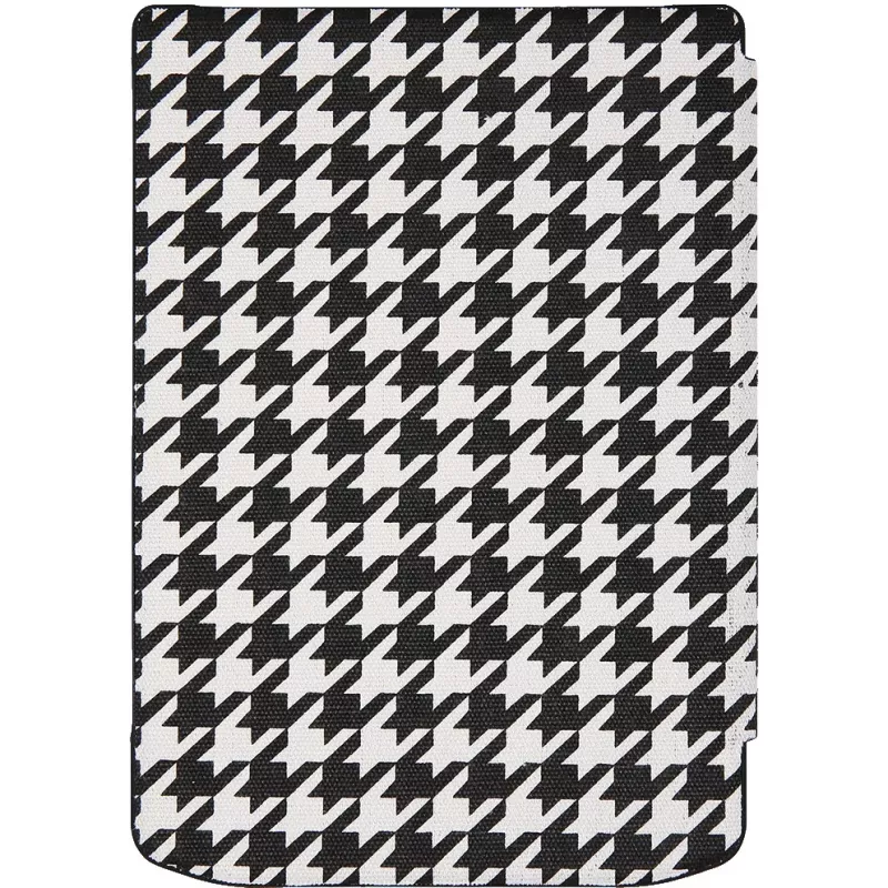 Folio-Hülle für 6-Zoll-E-Book-Reader PocketBook Shell — Schwarz/Weiß, 112 × 160 × 12,5 mm