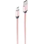 USB-Kabel ShiverPeaks BS14-11002 1m USB A Micro-USB B Roségold