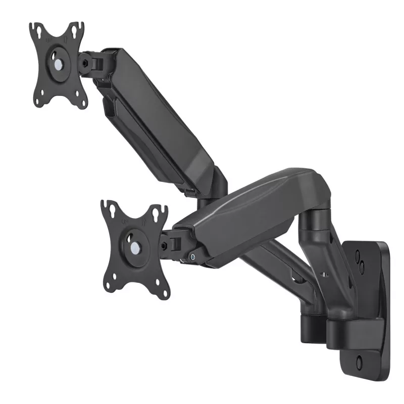 Maclean Wandhalterung für zwei Monitore, 17-32'', max. 9 kg, mechanische Feder, MC-988