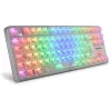 Crystal Shark, Gaming-Tastatur Weiß, DE-Layout, KTT
