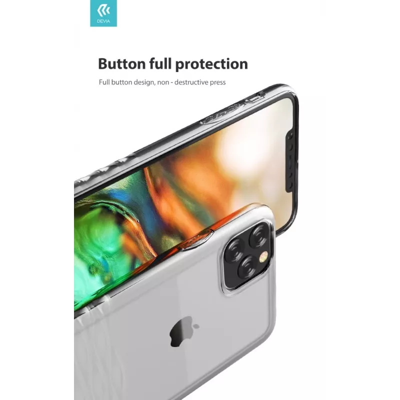 Schutzhülle Devia Ocean2 Serie für iPhone 11 Pro, transparent, schlankes transparentes Design