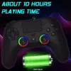 Gamepad Subsonic PS5 Wireless LED Controller Schwarz D-pad Home Optionen Teilen