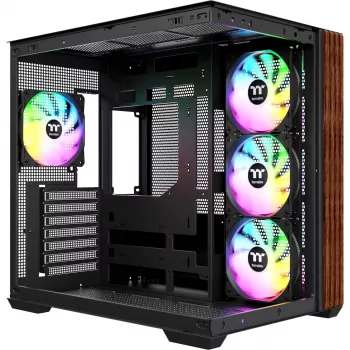 Thermaltake View 380 WS ARGB Midi Tower Schwarz