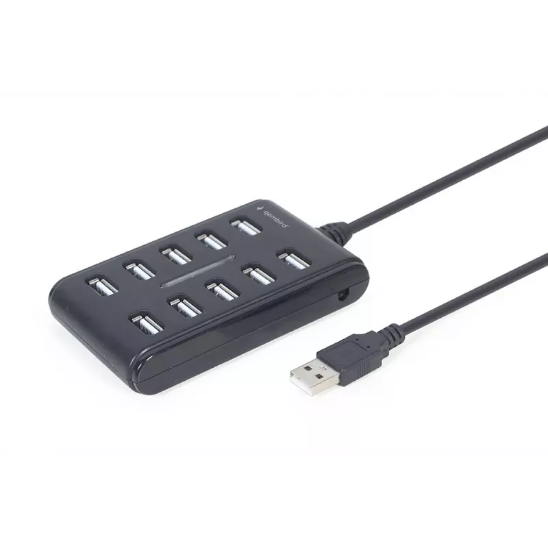 USB-Hub Gembird UHB-U2P10P-01 — 10-Port-USB-2.0-Hub