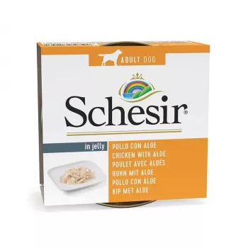 SCHESIR in Gelee Chicken with aloe - Nassfutter für Hunde - 150 g