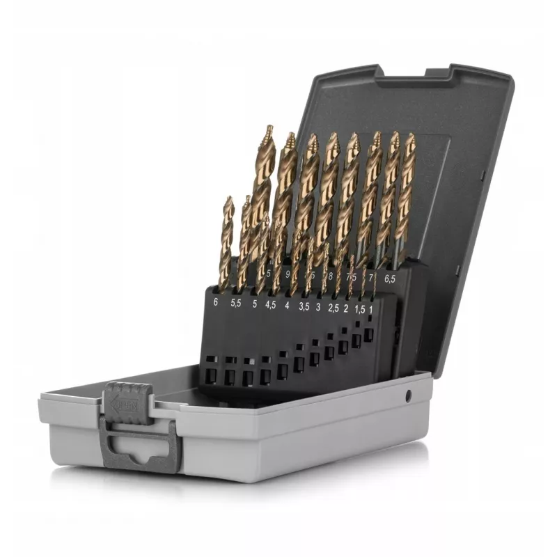 Bohrer-Set Smart365 19-tlg. HSS Co 1–10 x 0,5 mm