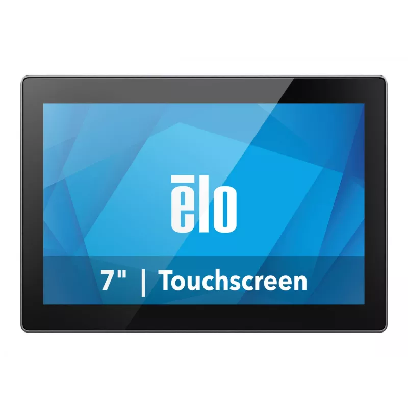 Elo 0704LS, 17,8 cm (7''), Projected Capacitive, 10 TP, USB-C, Kit, dunkelgrauer Touchmonitor, Anzeige-Diagonale: 17,8 cm (7''), Projected Capacitive, 10 Punkte, Auflösung: 1280 x 800 Pi