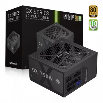 Gamemax Netzteil, 80 PLUS, Gold | GX 750GF | 750 W