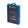 USB-Hub NATEC Moth 4-Port USB 3.2 Gen 1 Typ-A (5000 Mbit/s), USB-gespeist, schwarz, 0,15 m Kabel