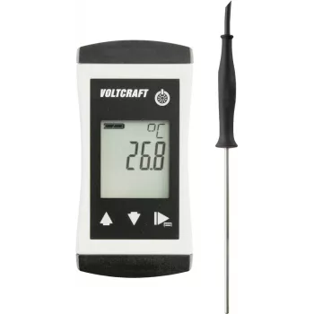 VOLTCRAFT PTM 100 + TPT-200 Temperaturmessgerät -200 - 450 °C Fühlertyp Pt1000 IP65