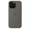 Silicone Case mit MagSafe für iPhone 16 Pro Max - Steingrau