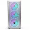 Endorfy Arx 700 ARGB PC-Gehäuse, Midi-Tower, ATX, Tempered Glass - inklusive 4x 140-mm-ARGB-Lüfter, Weiß (EY2A017)